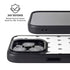 White and Black Hearts iPhone 14 Pro Kickstand Case
